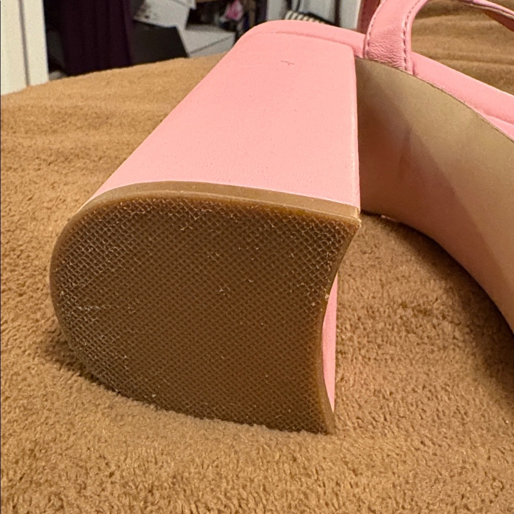 Steve Madden Pink Platform Sandals - Picture 6 of 7